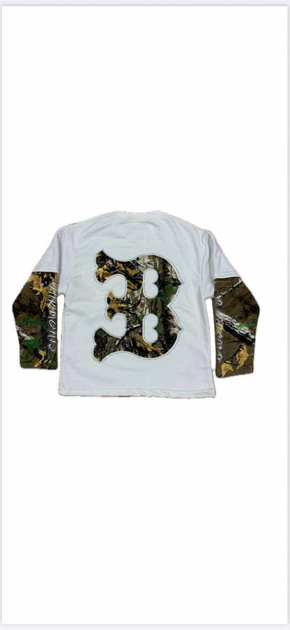 BACCEND BLACC CAMO DOUBLE SLEEVE