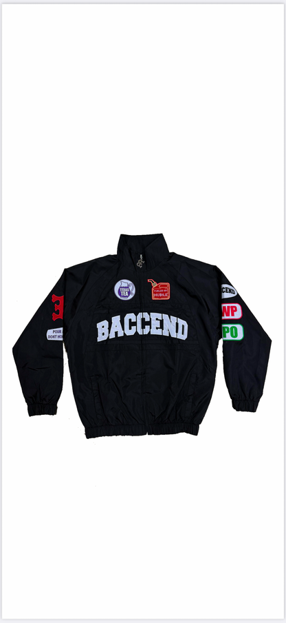 BLACK TEXAS TEA WINDBREAKER JACKET