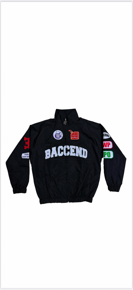 BLACK TEXAS TEA WINDBREAKER JACKET