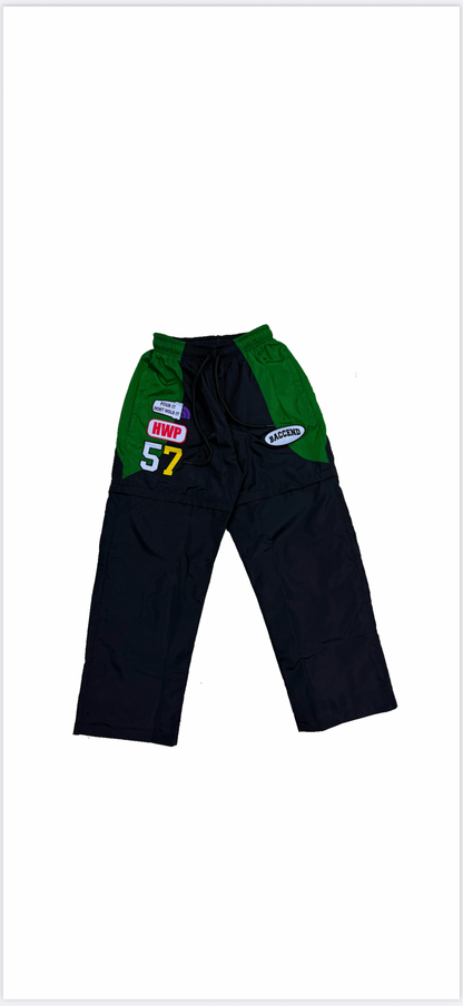 GREEN TEXAS TEA WINDBREAKER PANTS