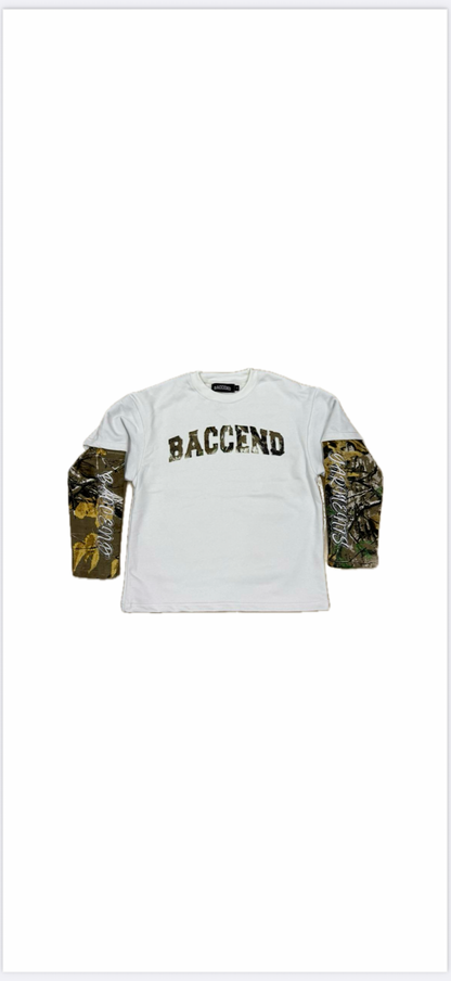 BACCEND BLACC CAMO DOUBLE SLEEVE