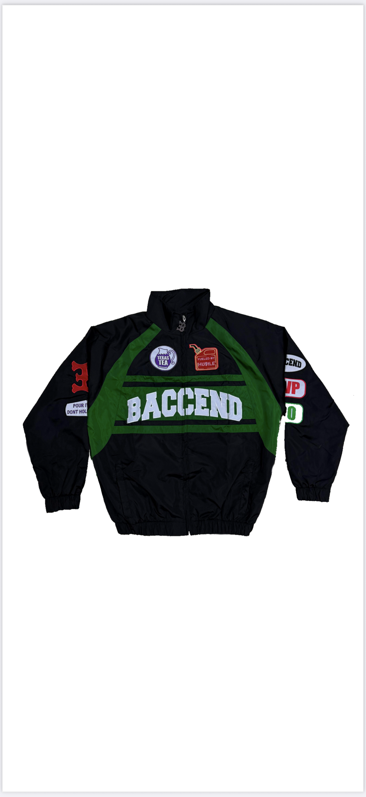 GREEN TEXAS TEA WINDBREAKER