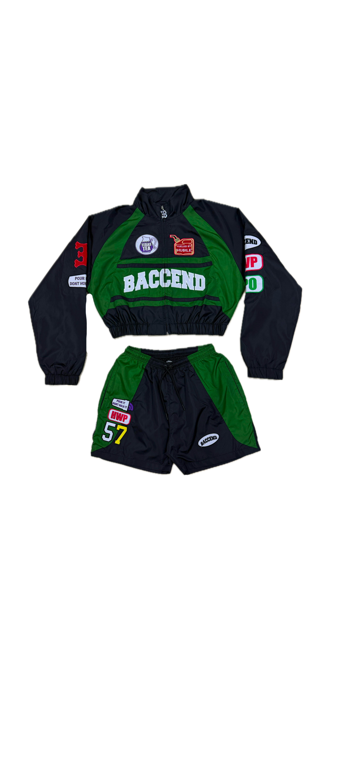 women's Texas tea windbreaker set